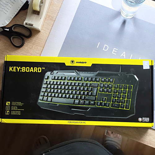 Sharkoon snakebyte tastatur - snakebyte,