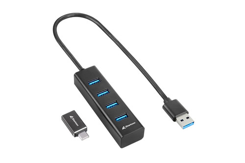 Sharkoon usb hub 4xusb3 - usb-hub, 4xusb3.2